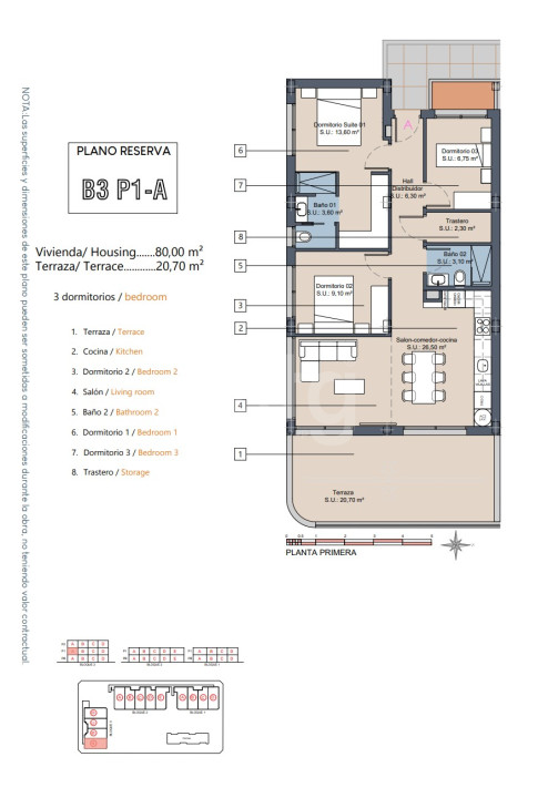 Apartamento de 2 habitaciones en Los Alcázares - GV58541 - 18