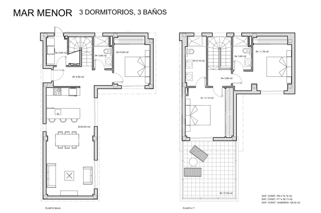 Villa de 3 chambres à San Javier - TN8658 - 13