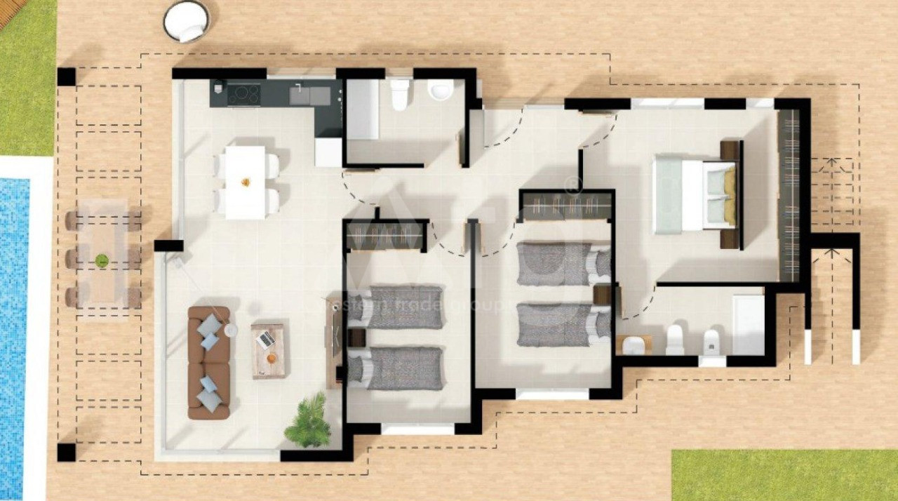 3 bedroom Villa in La Manga - GRI8139 - 5