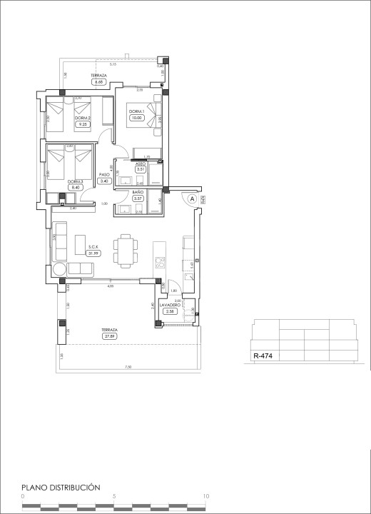 Appartement de 2 chambres à Villamartin - TRI114874 - 36