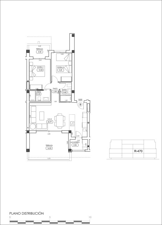 Appartement de 2 chambres à Villamartin - TRI114874 - 38