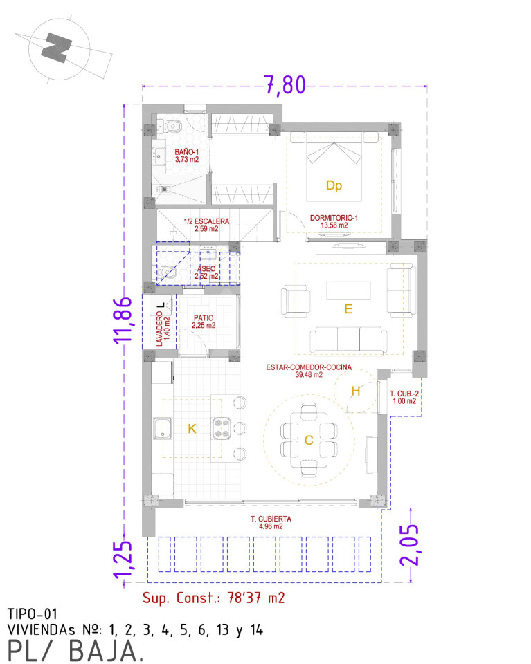 Вилла в Финестрат, 3 спальни - PHA107003 - Фото 1