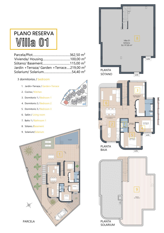 Villa de 3 habitaciones en Los Alcázares - GV108914 - Foto 1
