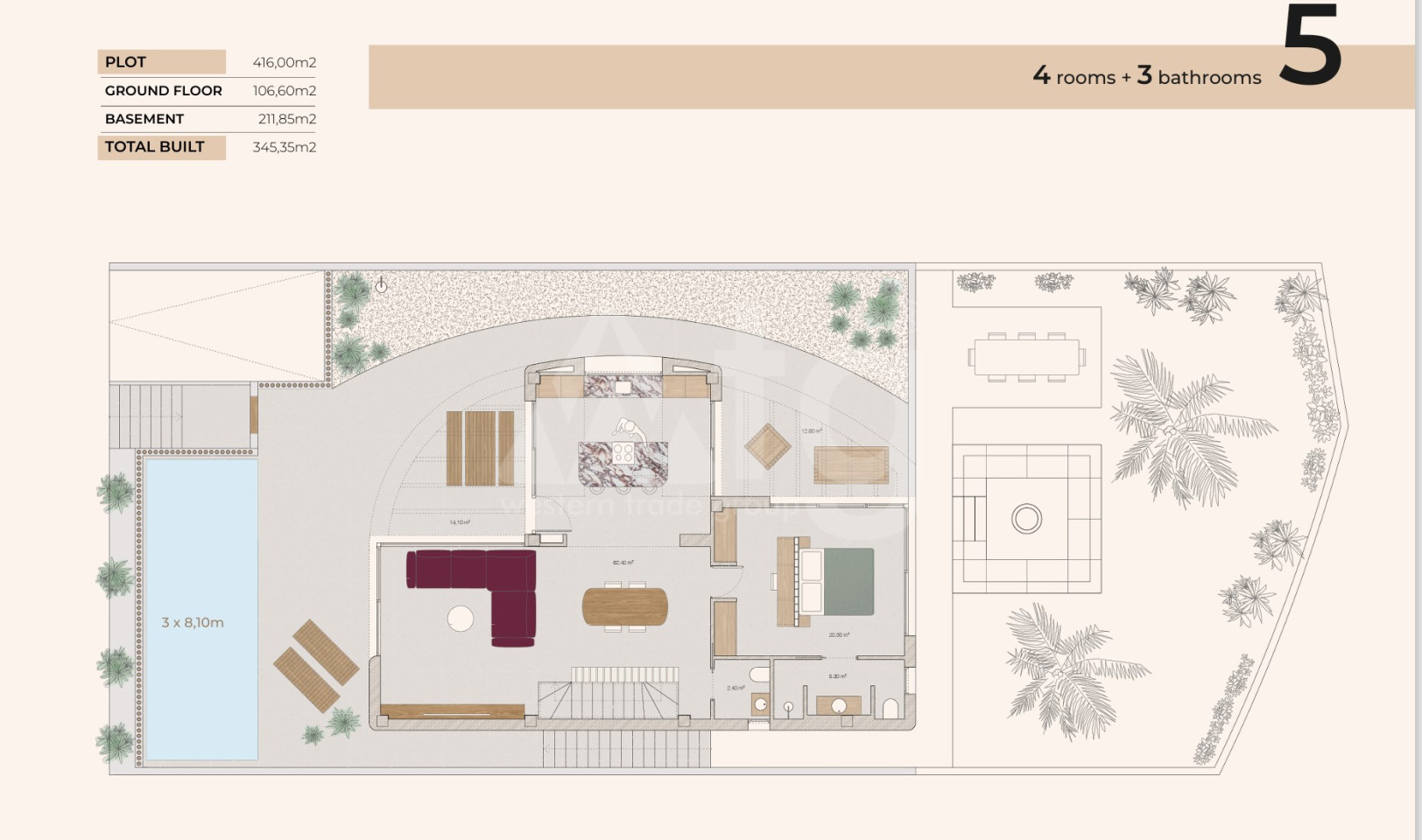 4 bedroom Villa in Algorfa - LAI111587 - Photo 1