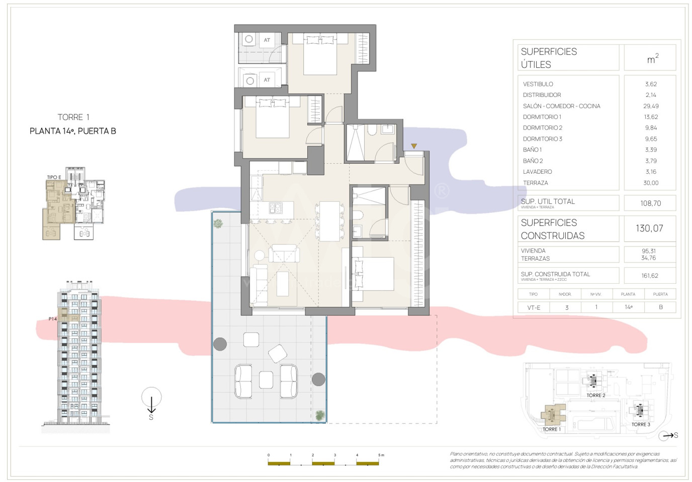 3 bedroom Apartment in Calpe - CAM113079 - Photo 1