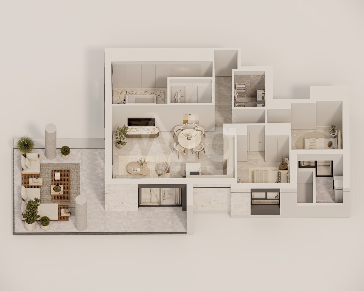 3 bedroom Apartment in Calpe - CAM113079 - Photo 3