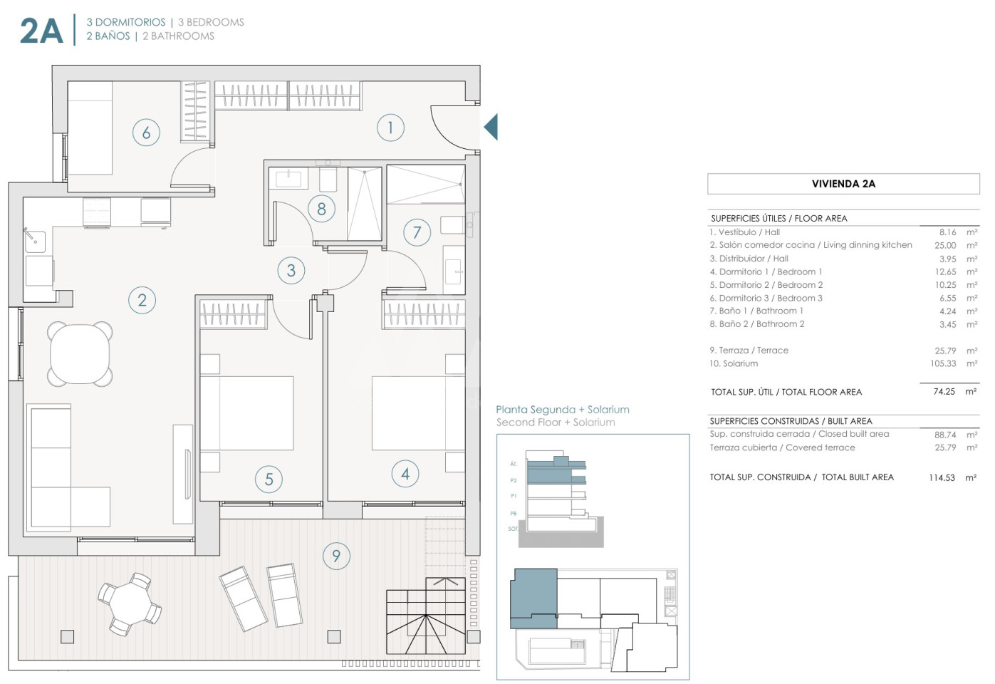 Ático de 3 habitaciones en Benijófar - PHA118026 - Foto 1