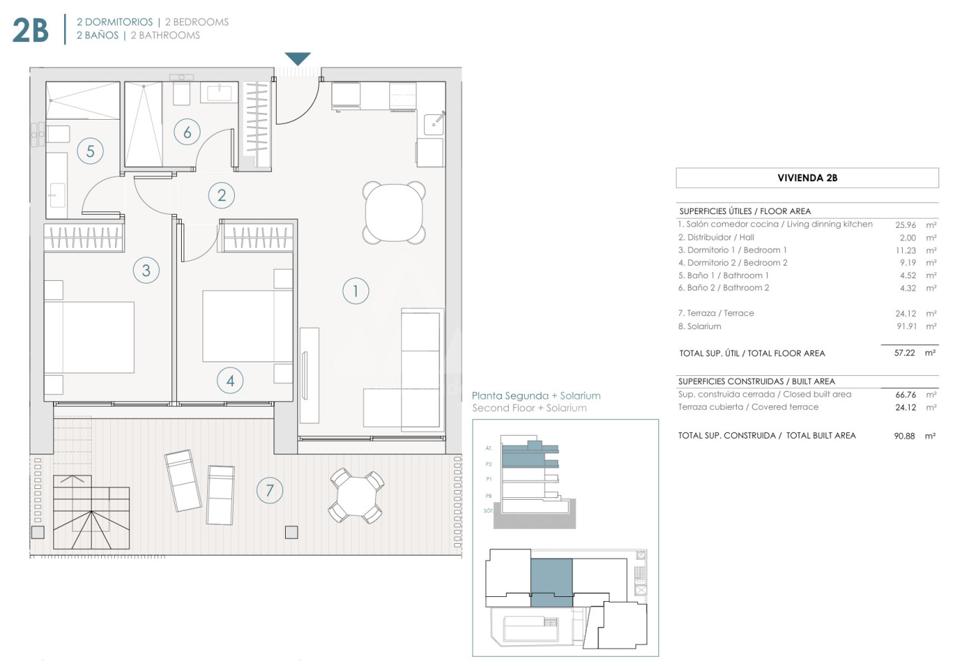 2 bedroom Penthouse in Benijófar - PHA118027 - Photo 1