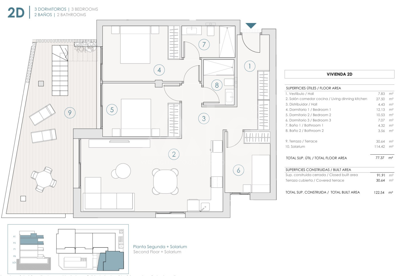 Ático de 3 habitaciones en Benijófar - PHA118029 - Foto 1