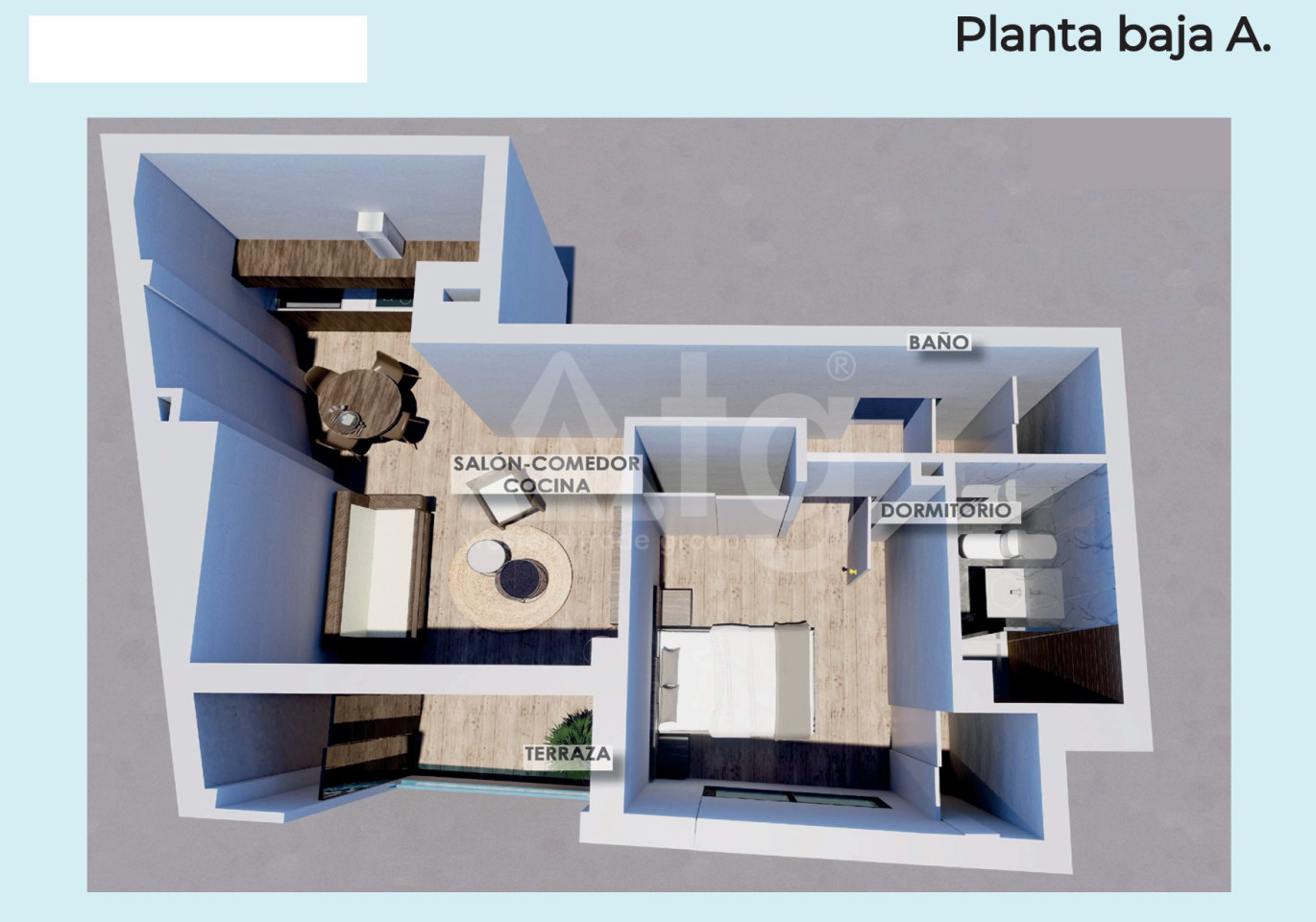 1 Schlafzimmer Appartement in Torrevieja - IM119829 - Foto 1