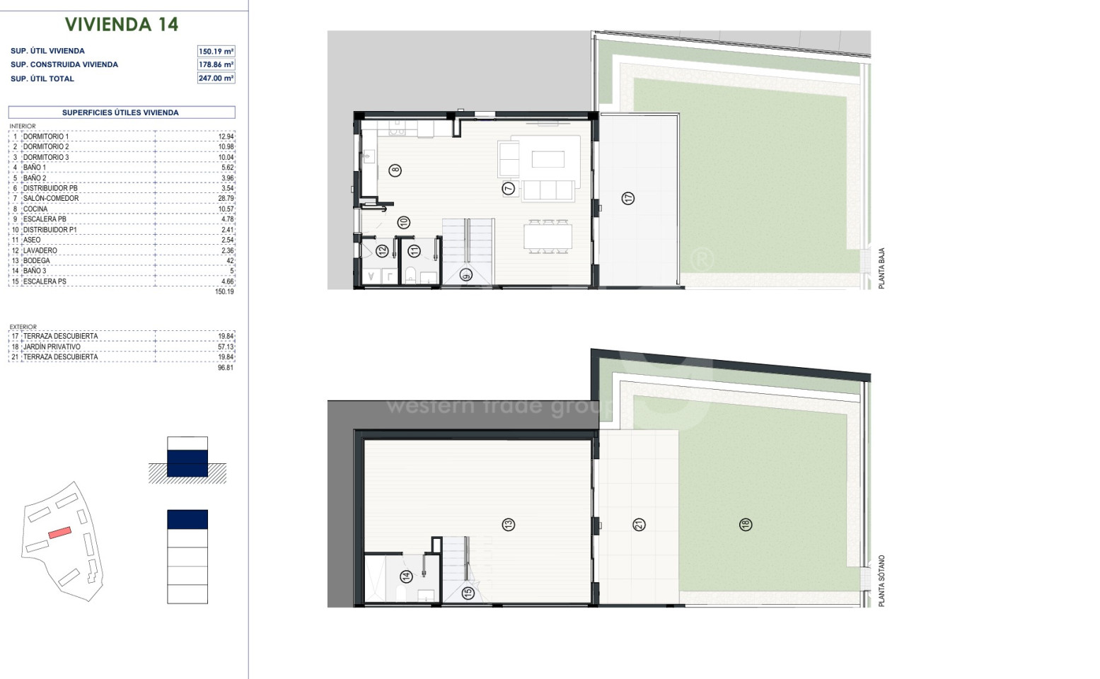 Townhouse cu 3 dormitoare în Finestrat - GD120215 - Imagini 1