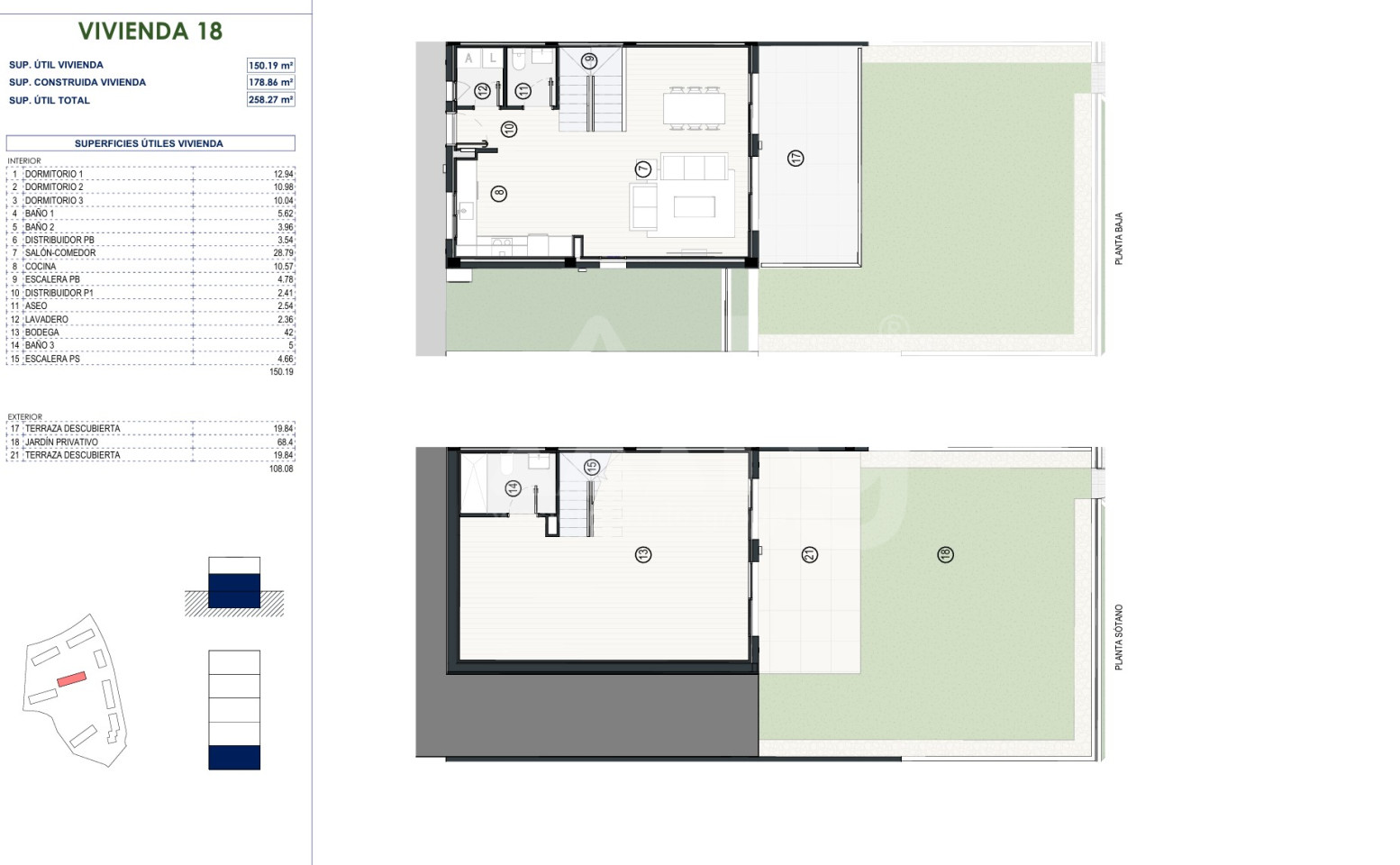 Townhouse de 3 chambres à Finestrat - GD121826 - Photo 1
