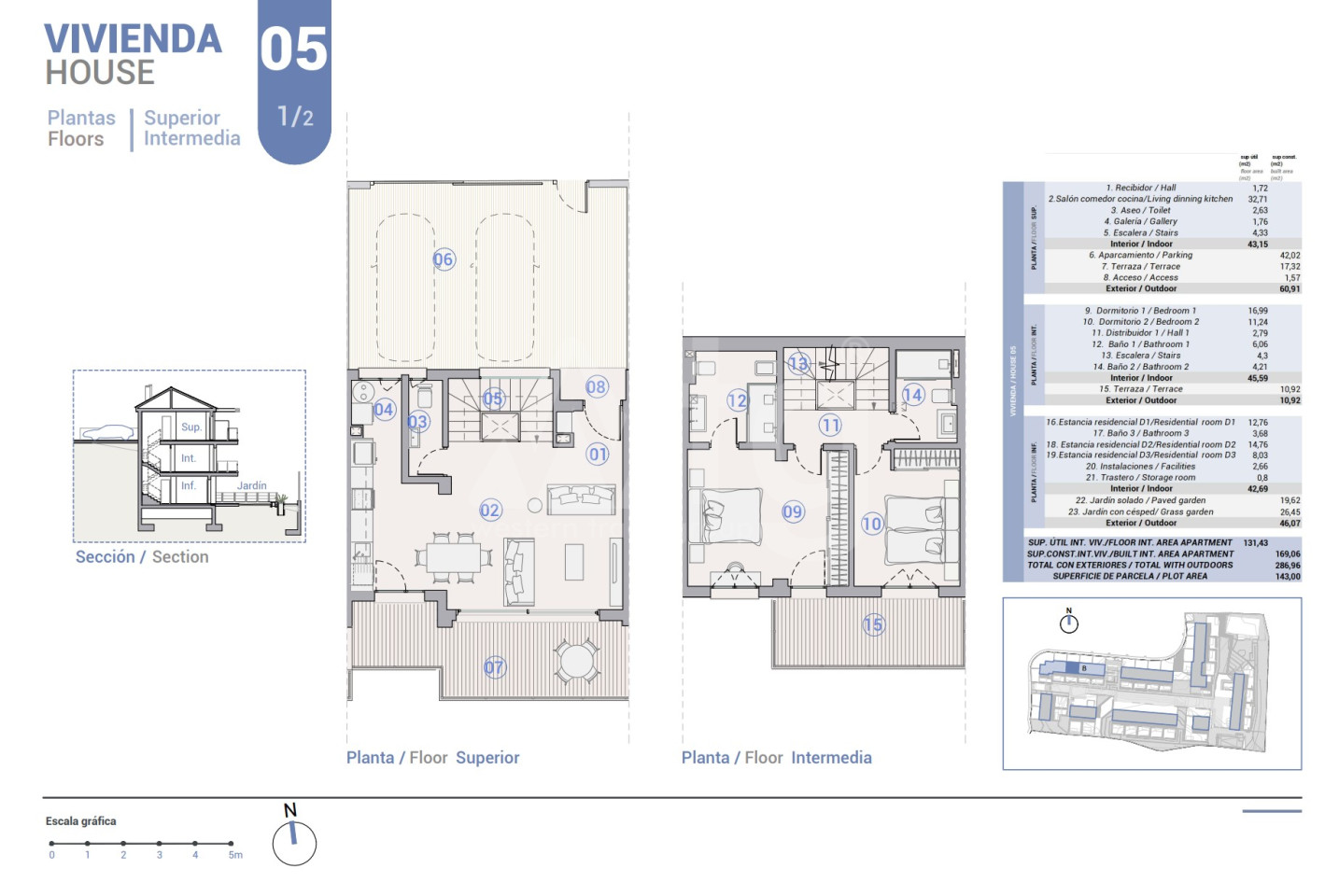Městské domy   v La Nucia, 4 ložnice - HS122364 - Foto 1