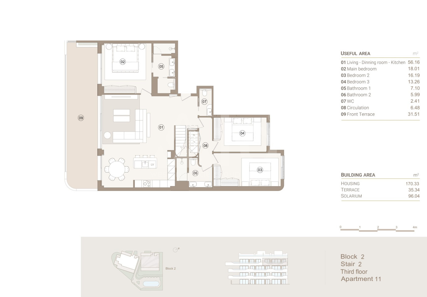 Penthouse de 3 chambres à Las Colinas - LCG124880 - Photo 1