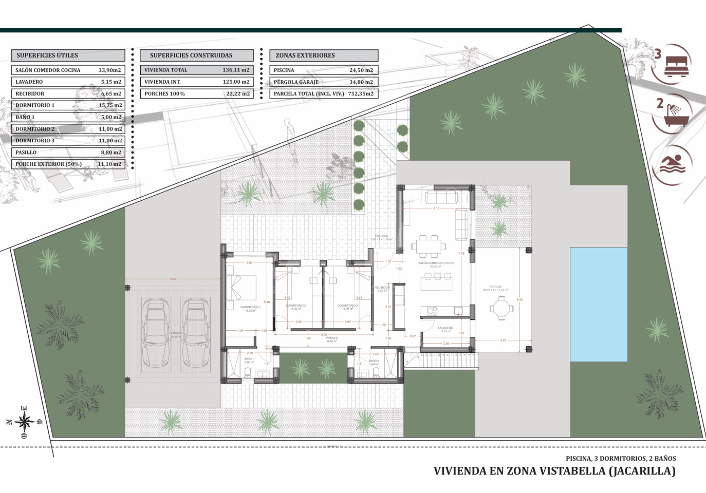 Villa de 3 chambres à Vistabella - JJ126822 - Photo 1