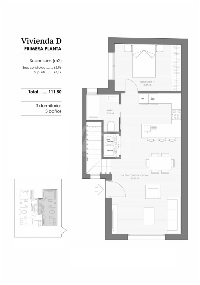 Bungalow de 3 chambres à Benejuzar - JJ130588 - Photo 1