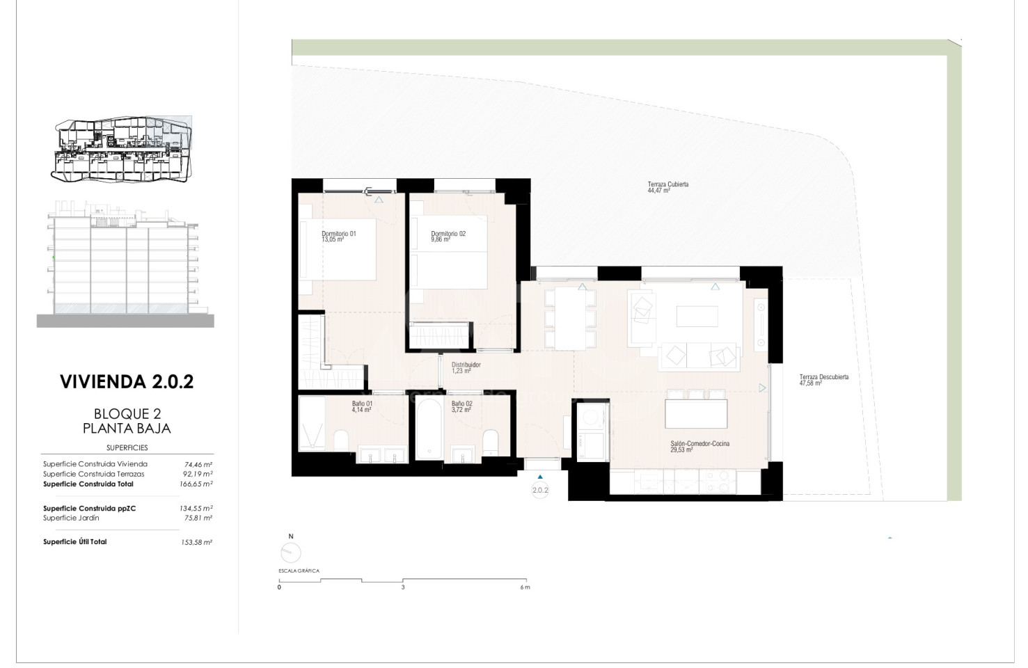 Appartement de 2 chambres à La Vila Joiosa - EXX130645 - Photo 1