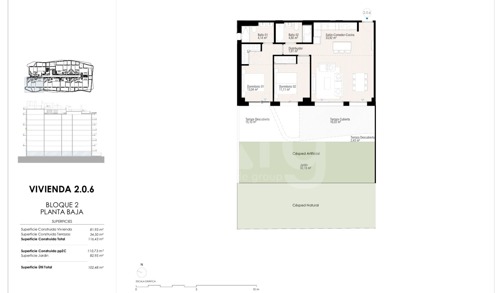Appartement de 2 chambres à La Vila Joiosa - EXX130646 - Photo 2