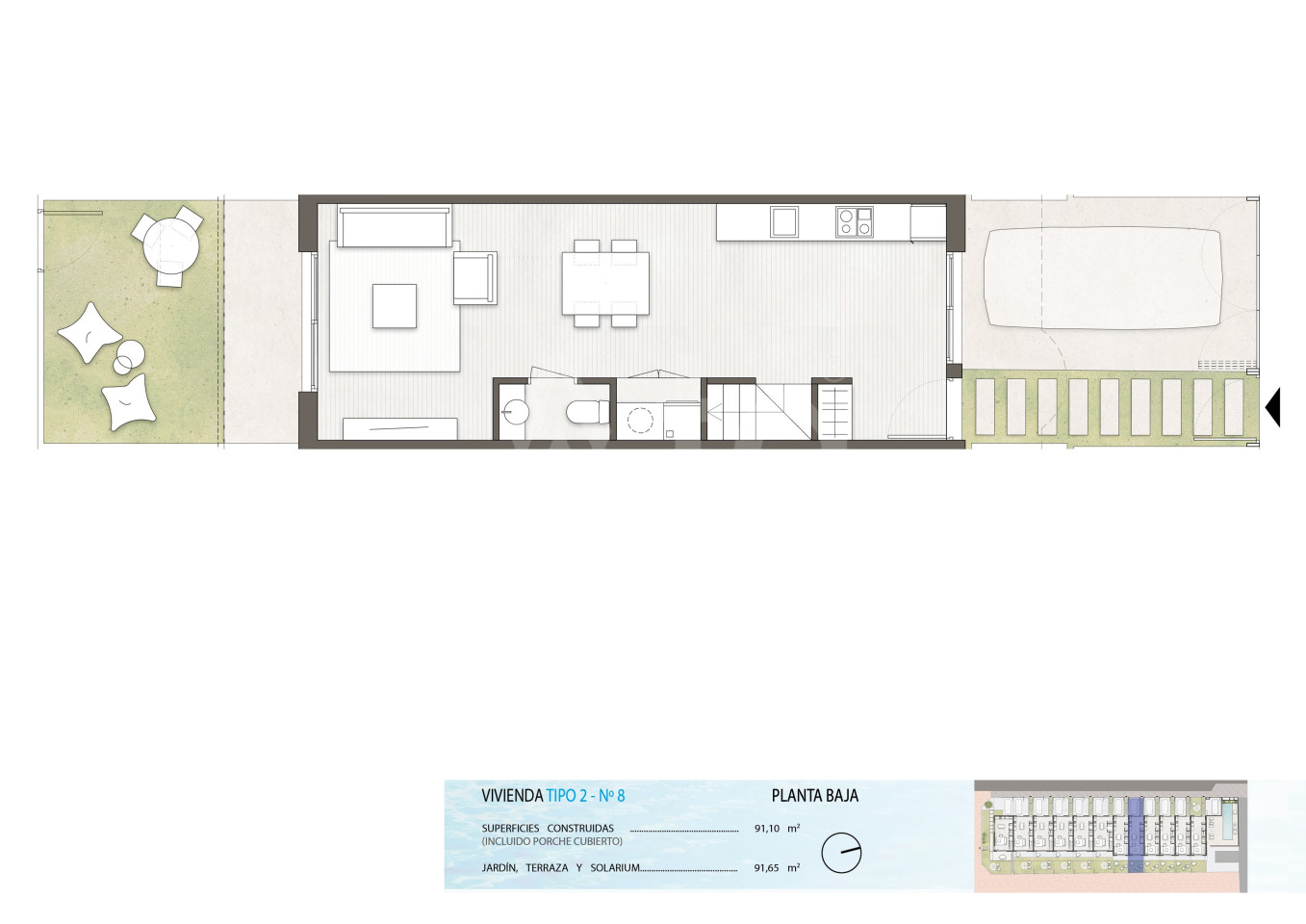 2 bedroom Townhouse in Pilar de la Horadada - ZLG130669 - Photo 1