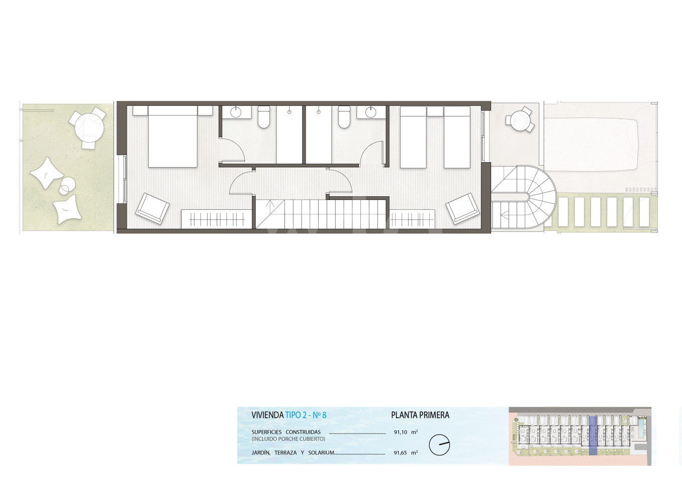 2 bedroom Townhouse in Pilar de la Horadada - ZLG130669 - Photo 2
