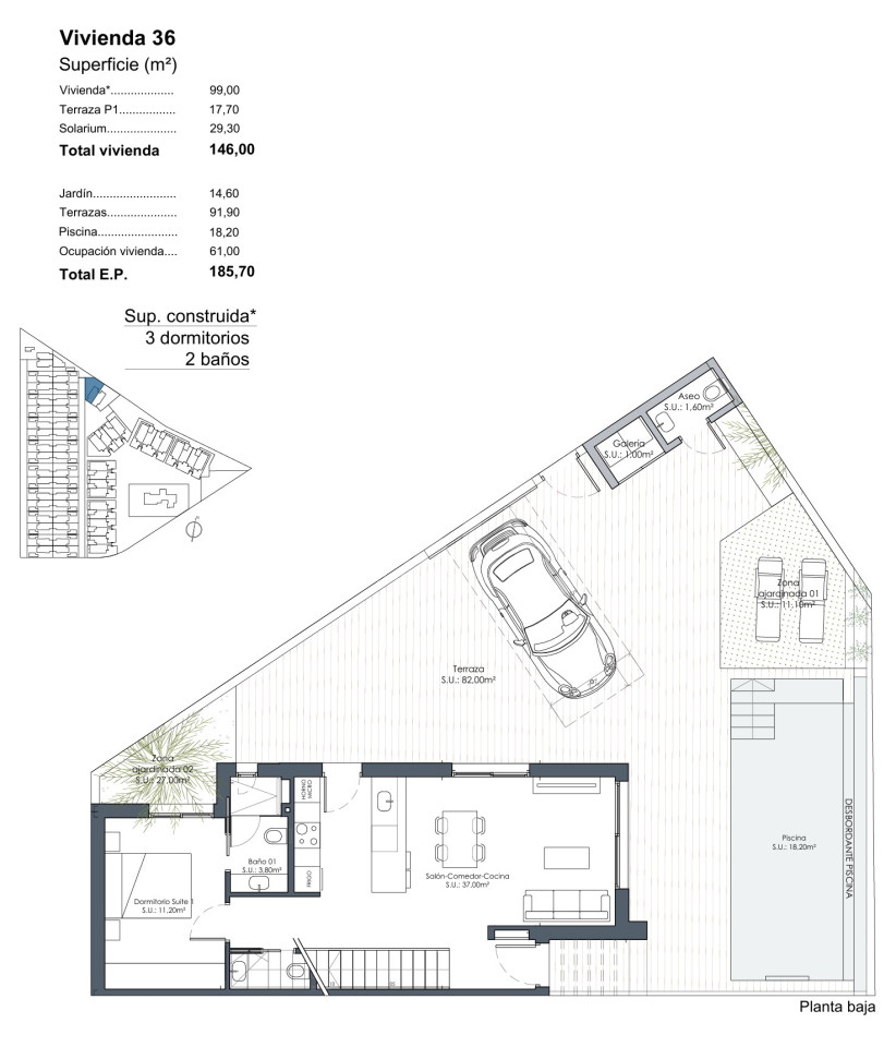Villa de 3 chambres à Los Alcázares - ARA131239 - Photo 1