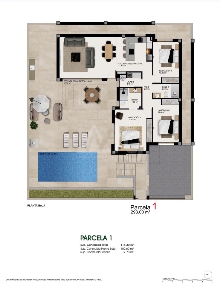 Villa   v Rojales, 3 ložnice - HQH133891 - Foto 1