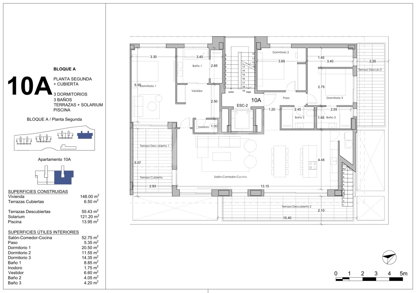 Penthouse de 3 chambres à La Nucia - MR133988 - Photo 1