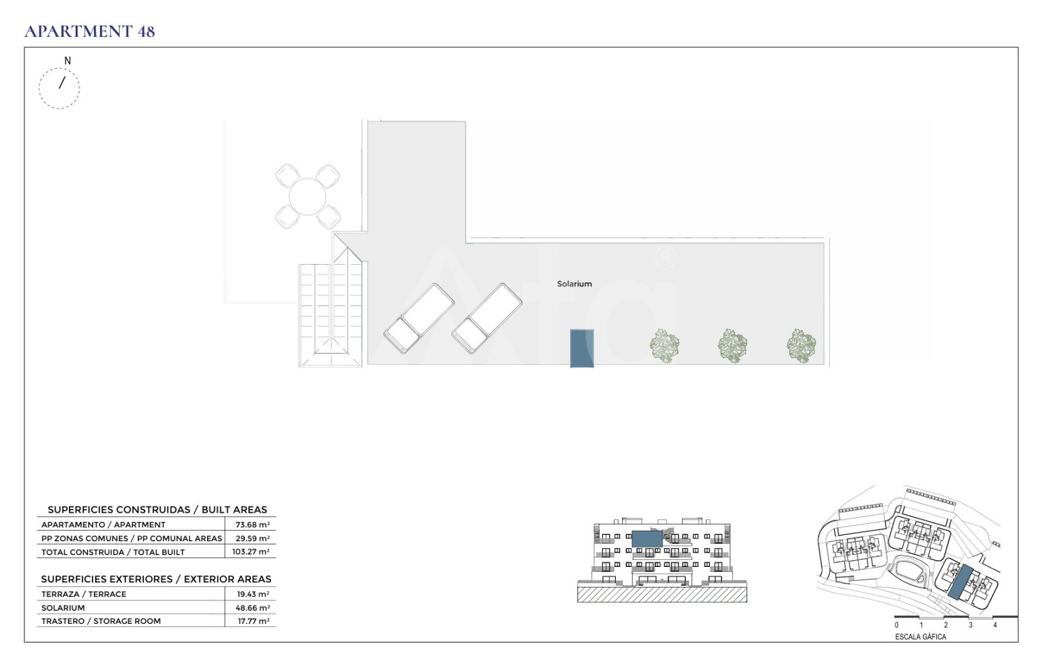 Ático de 2 habitaciones en Corvera - CH136664 - Foto 2