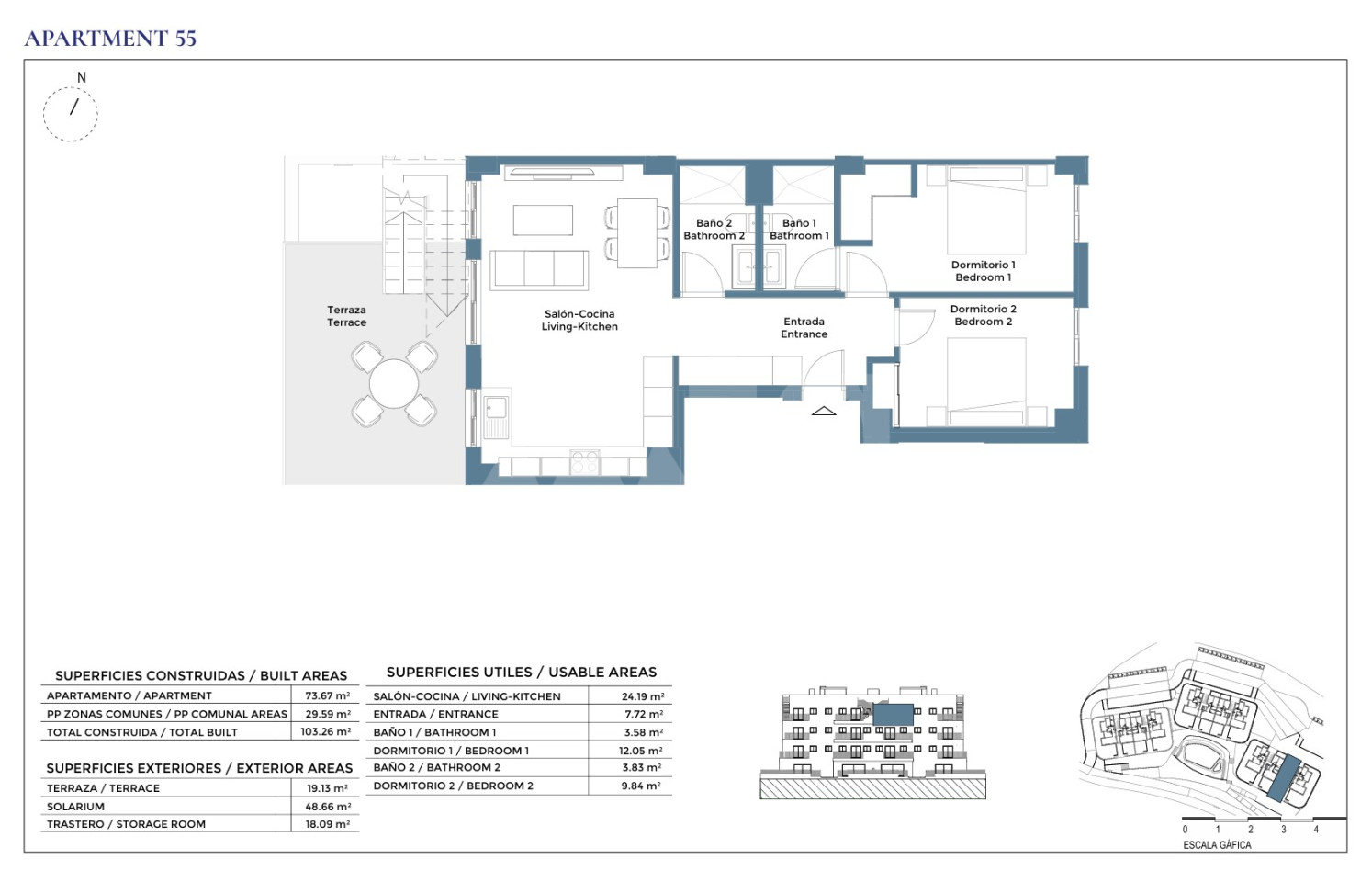 2 bedroom Penthouse in Corvera - CH136671 - Photo 1