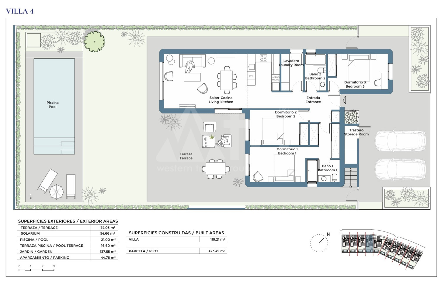3 Schlafzimmer Villa in Corvera - CH136692 - Foto 1