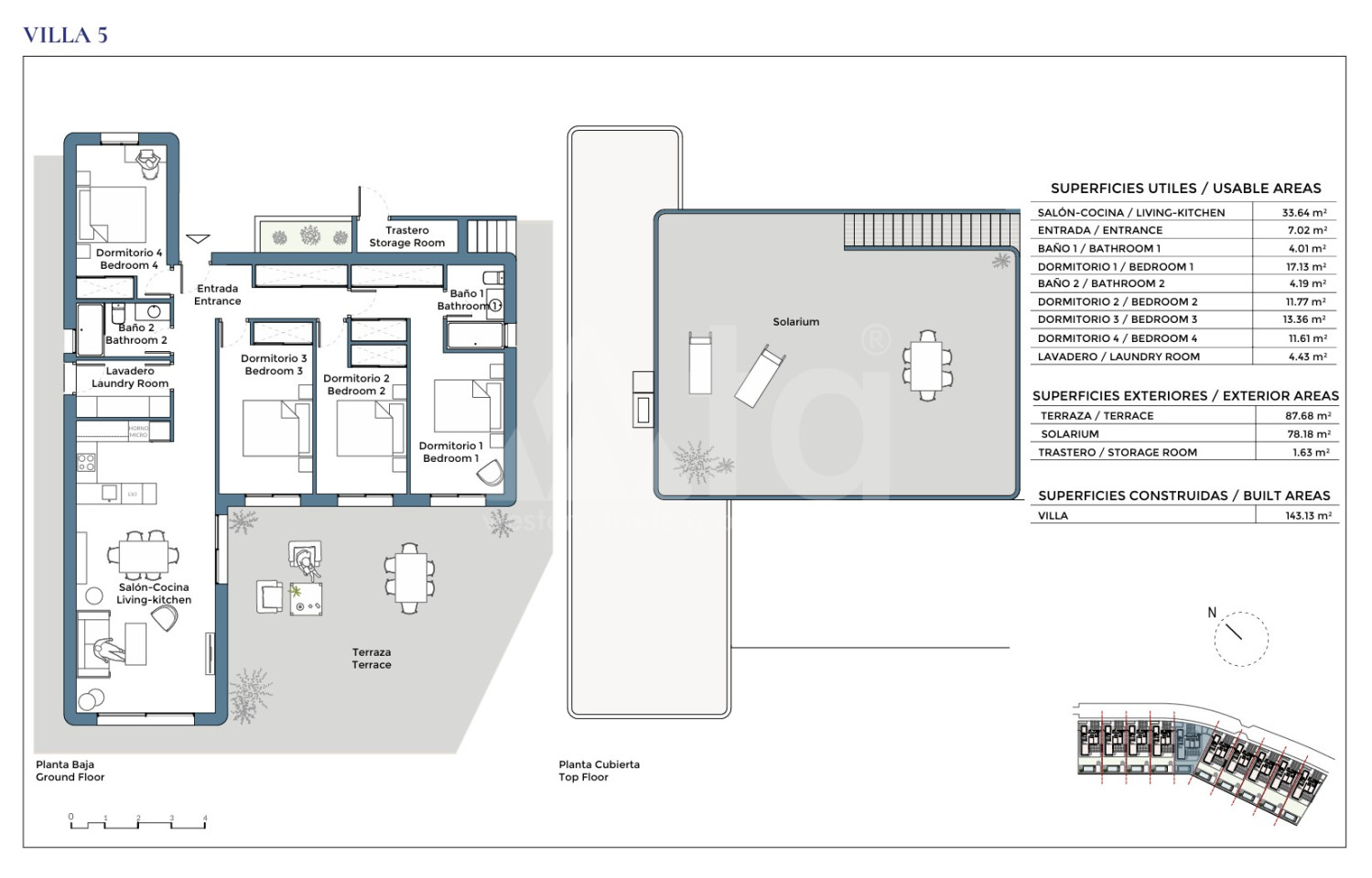 4 Schlafzimmer Villa in Corvera - CH136693 - Foto 2