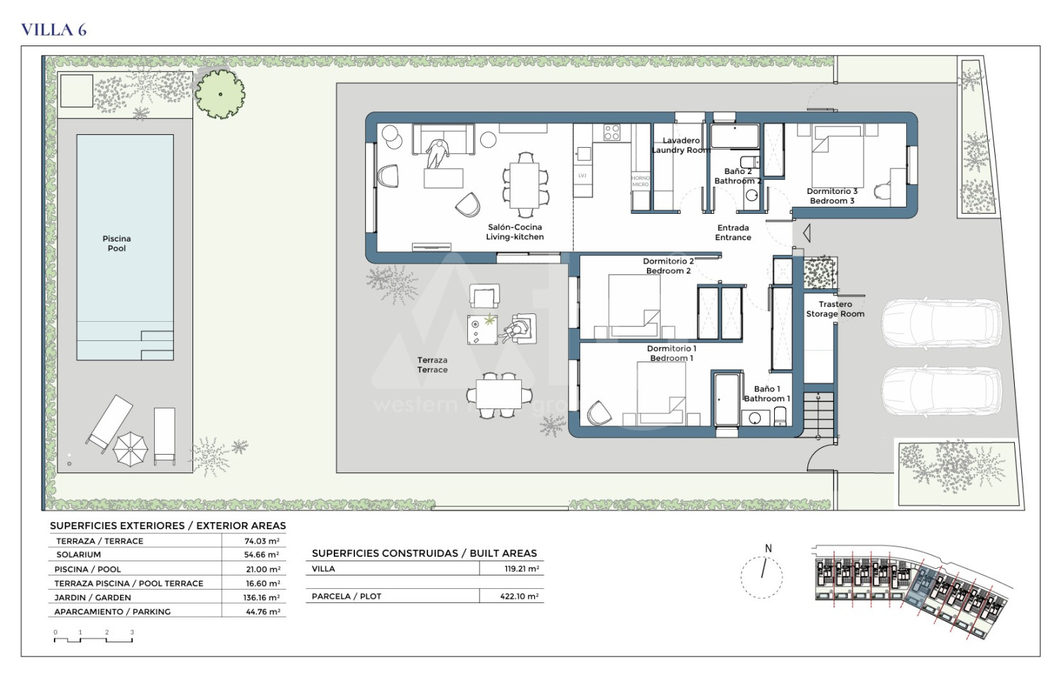 3 Schlafzimmer Villa in Corvera - CH136694 - Foto 1