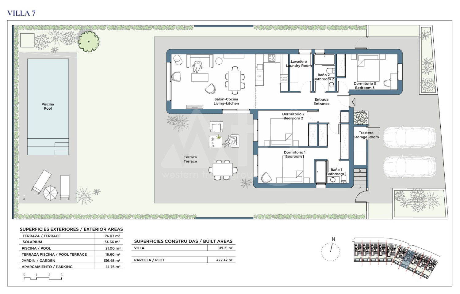 3 Schlafzimmer Villa in Corvera - CH136696 - Foto 1