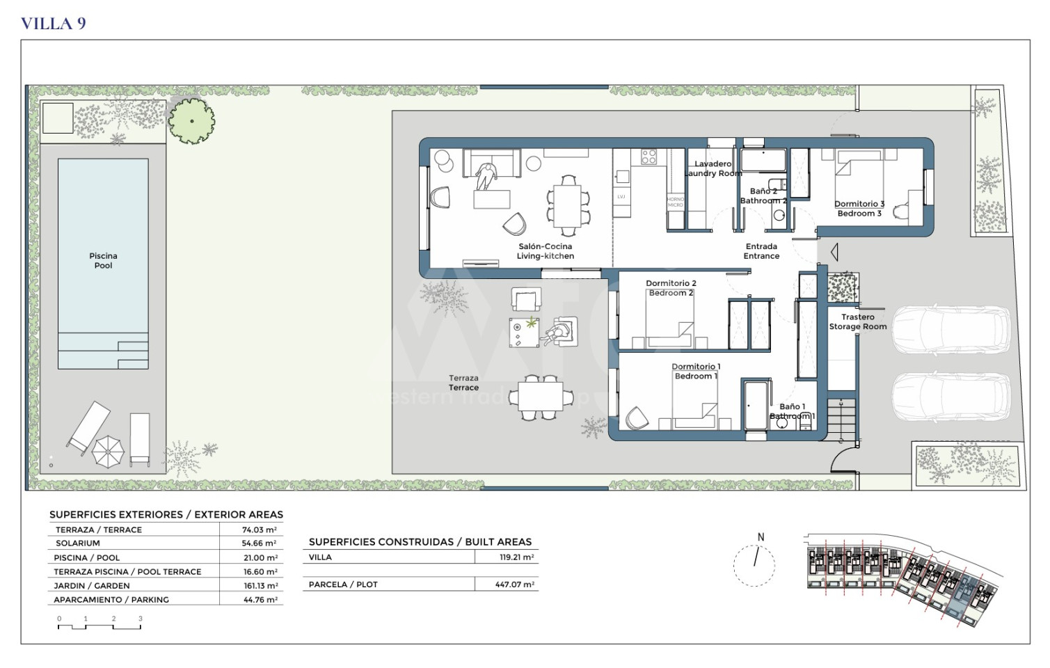 3 Schlafzimmer Villa in Corvera - CH136698 - Foto 1
