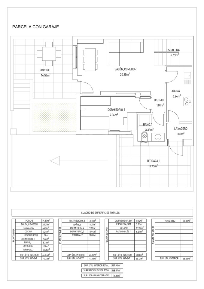 3 Schlafzimmer Reihenhaus in Algorfa - CBC34378 - 1