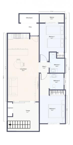 Appartement de 2 chambres à Guardamar del Segura - HRE137914 - Photo 1
