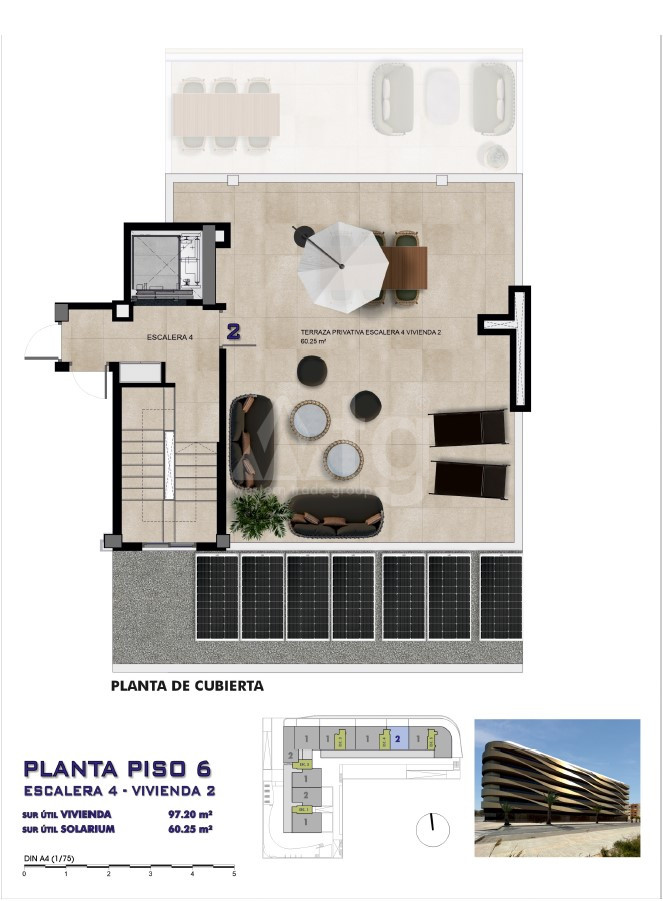 Penthouse de 2 chambres à Elche - LCT138902 - Photo 2
