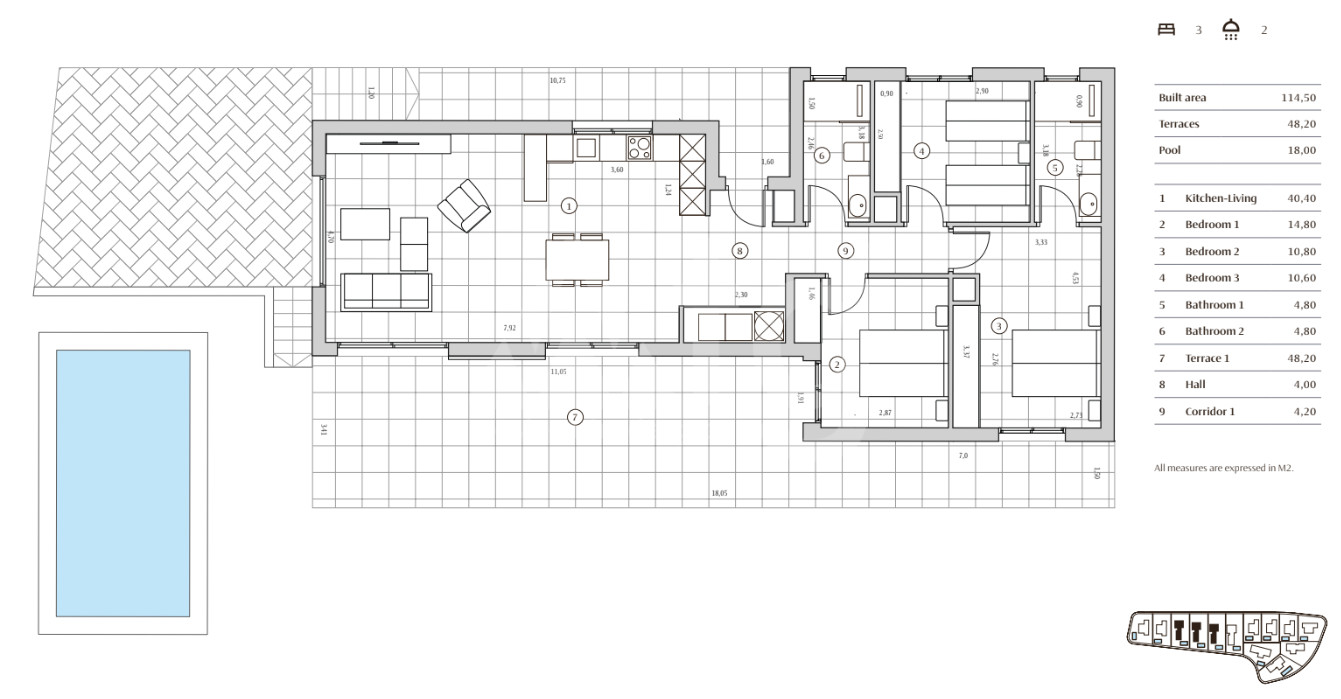 3 bedroom Villa in Finestrat - PT35301 - 1