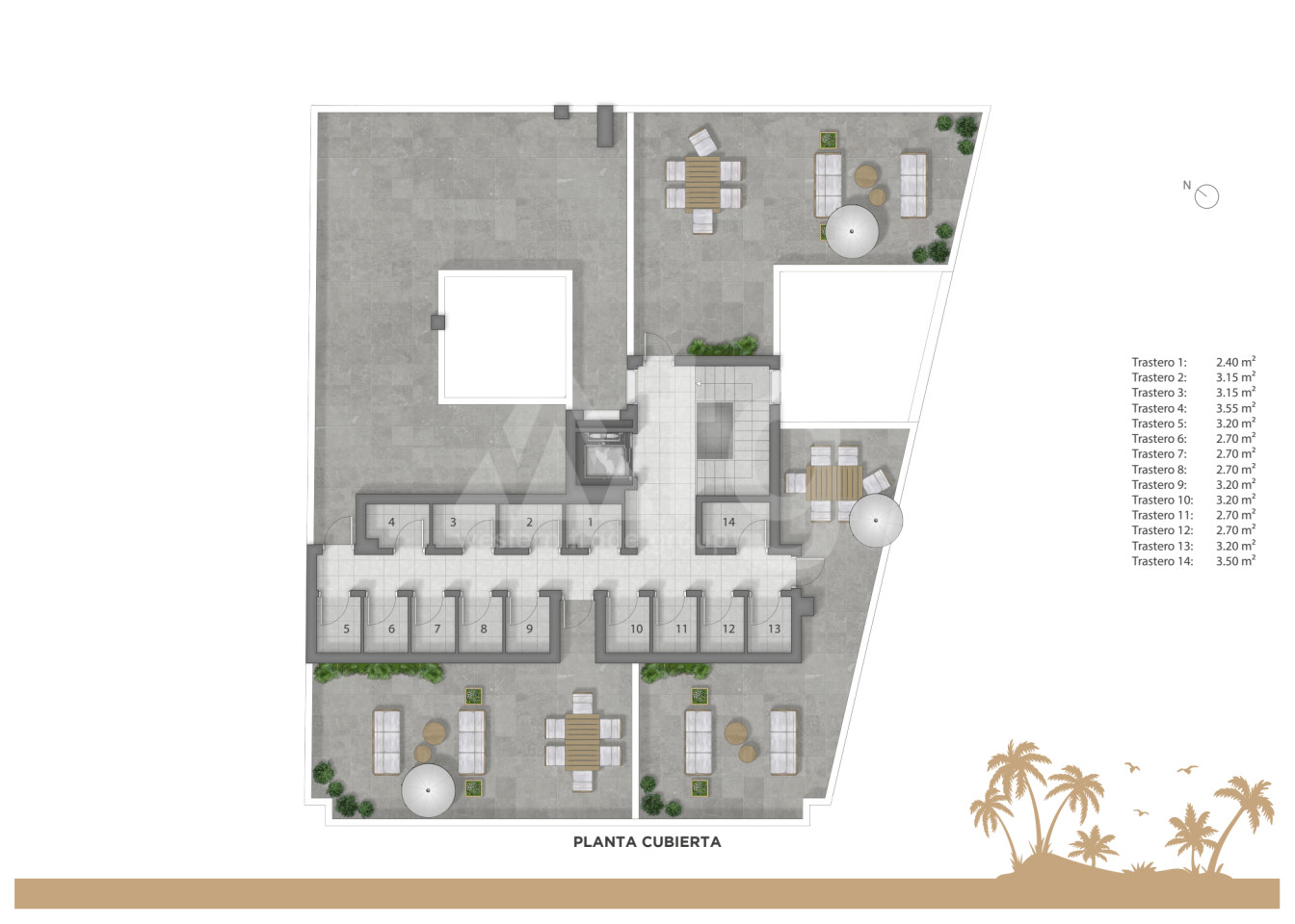 Penthouse cu 2 dormitoare în Guardamar del Segura - RTG36645 - 4