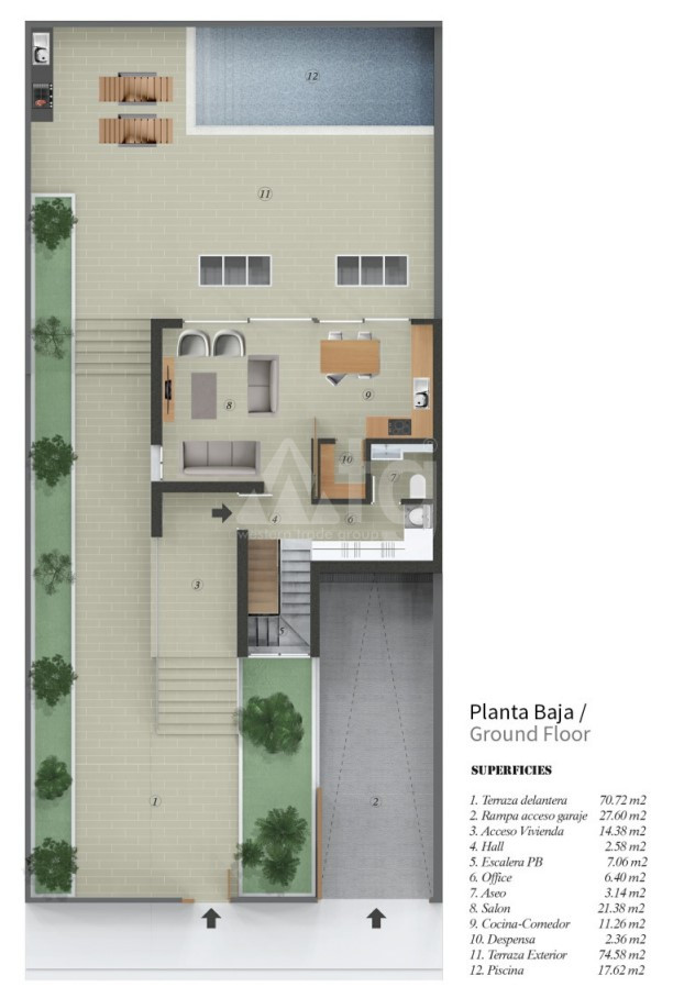 3 bedroom Villa in Los Belones - GU35694 - 2