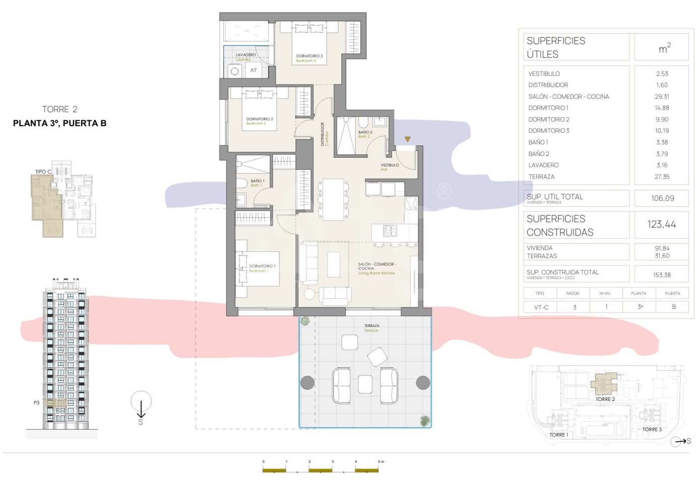 Apartament cu 3 dormitoare în Calpe - CAM140549 - Imagini 1