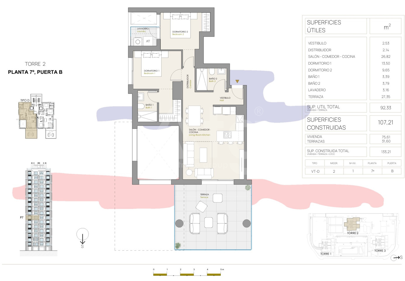 Apartament cu 2 dormitoare în Calpe - CAM140553 - Imagini 1