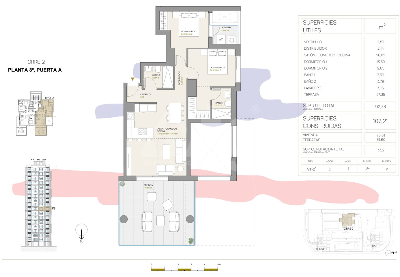 Apartamento de 2 habitaciones en Calpe - CAM140554 - Foto 1