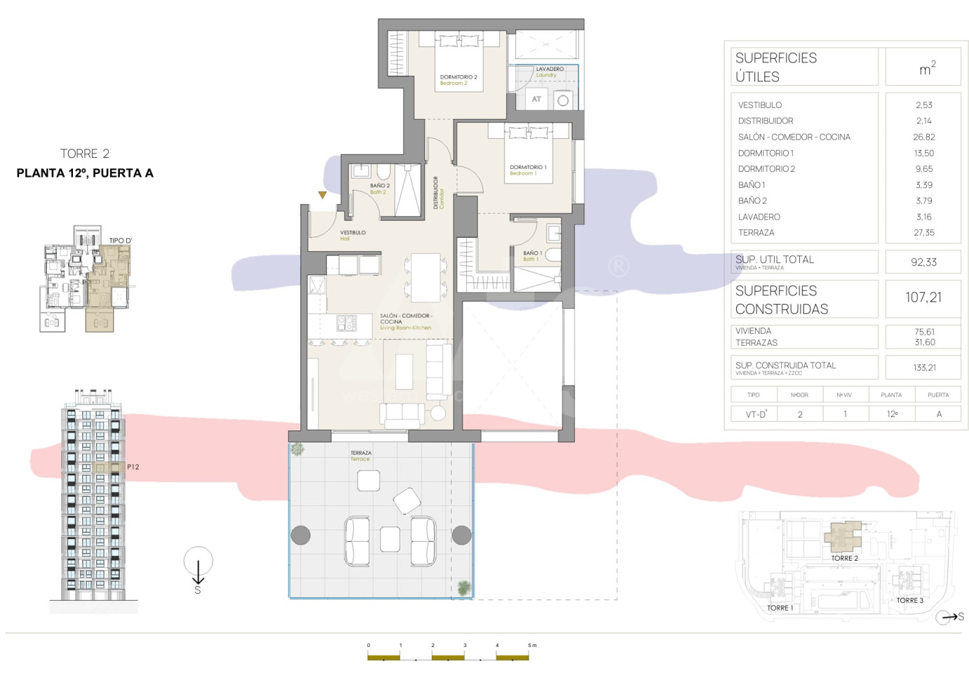 Apartament cu 2 dormitoare în Calpe - CAM140561 - Imagini 1