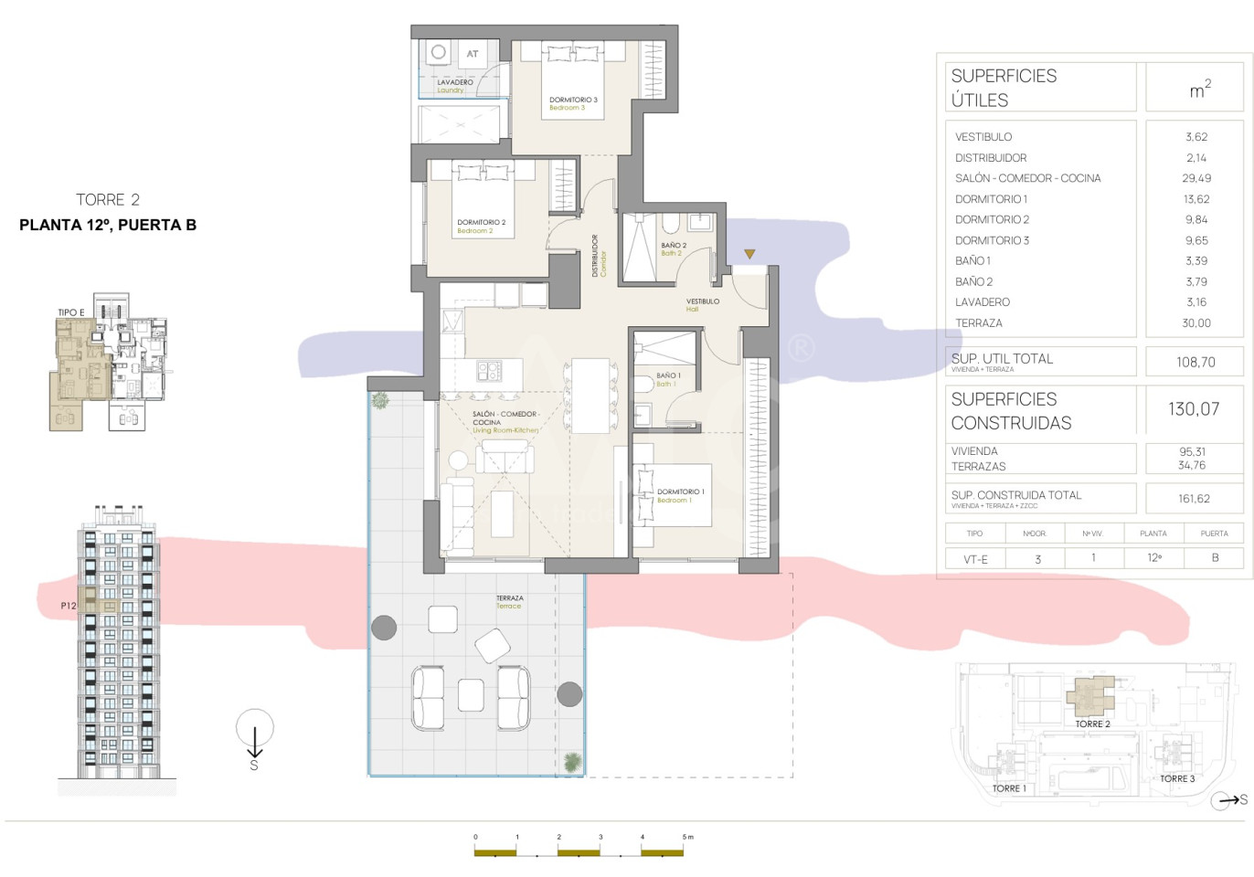 3 bedroom Apartment in Calpe - CAM140562 - Photo 1