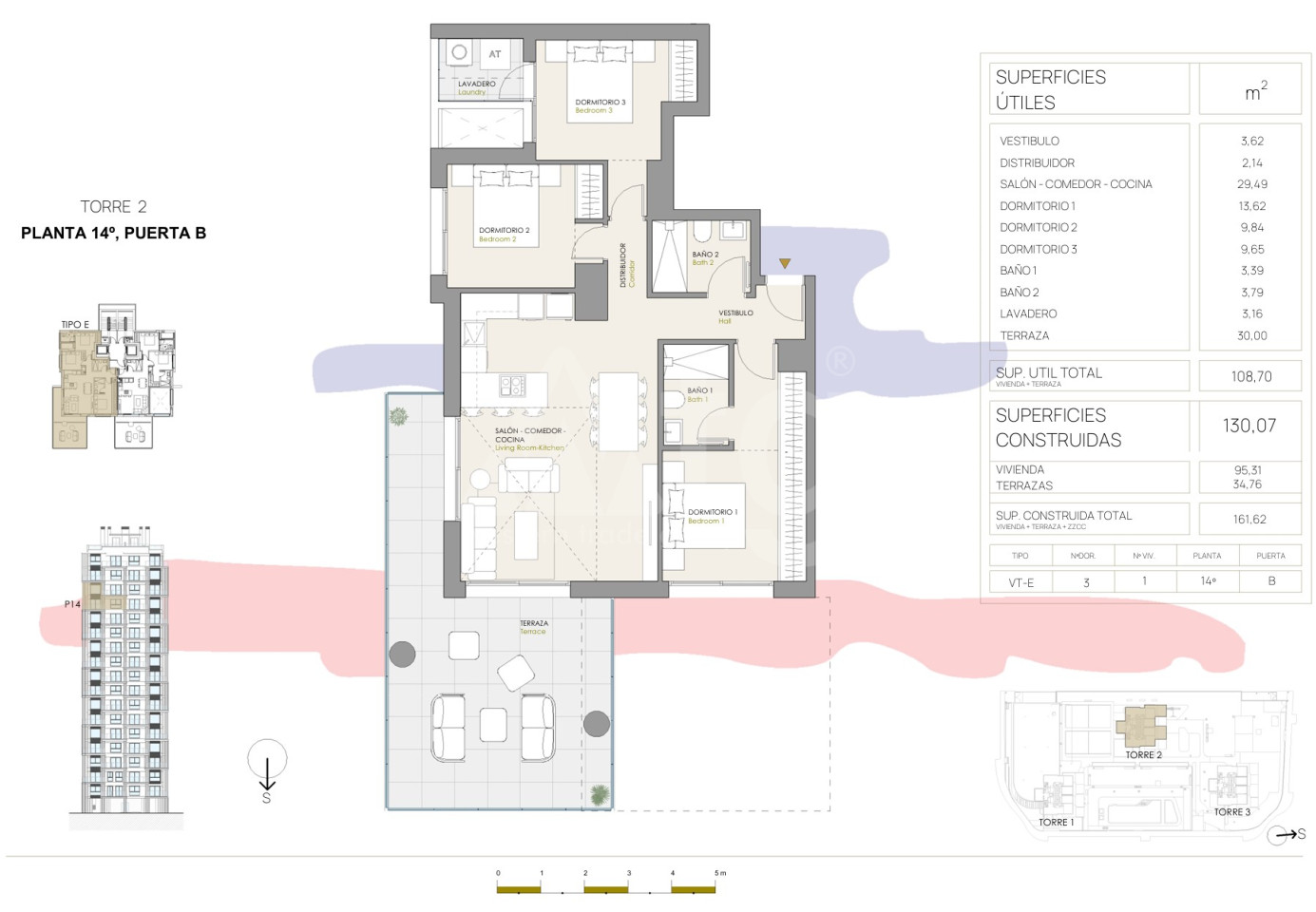 3 bedroom Apartment in Calpe - CAM140566 - Photo 1