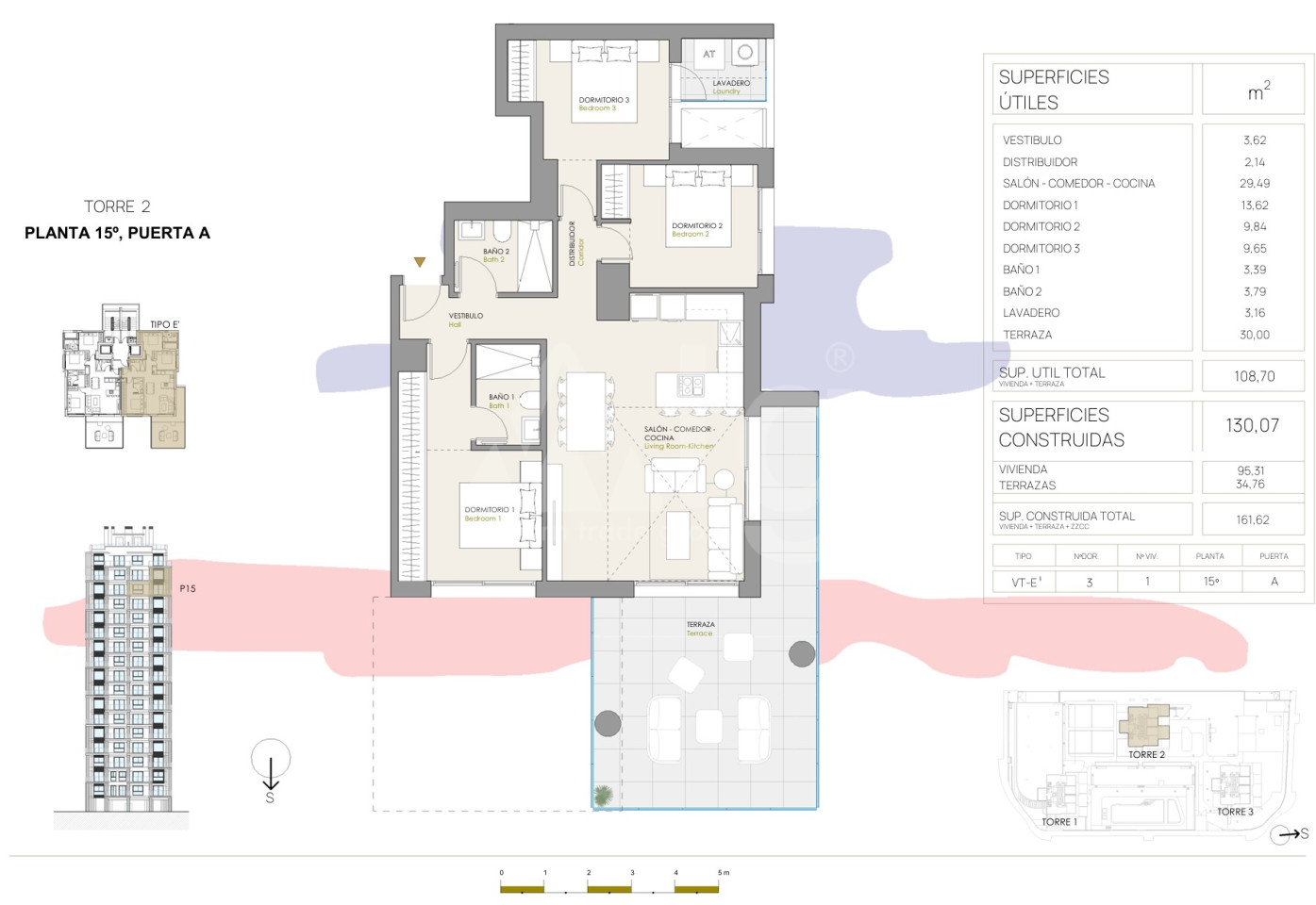 Apartament cu 3 dormitoare în Calpe - CAM140567 - Imagini 1