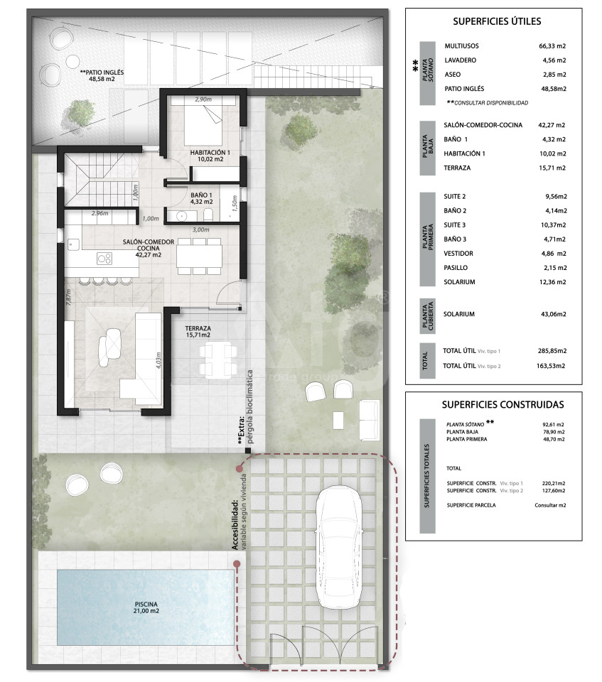 Villa de 3 habitaciones en Finestrat - Z36311 - 2