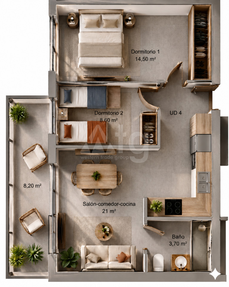 2 bedroom Apartment in Finestrat - CKD141950 - Photo 2