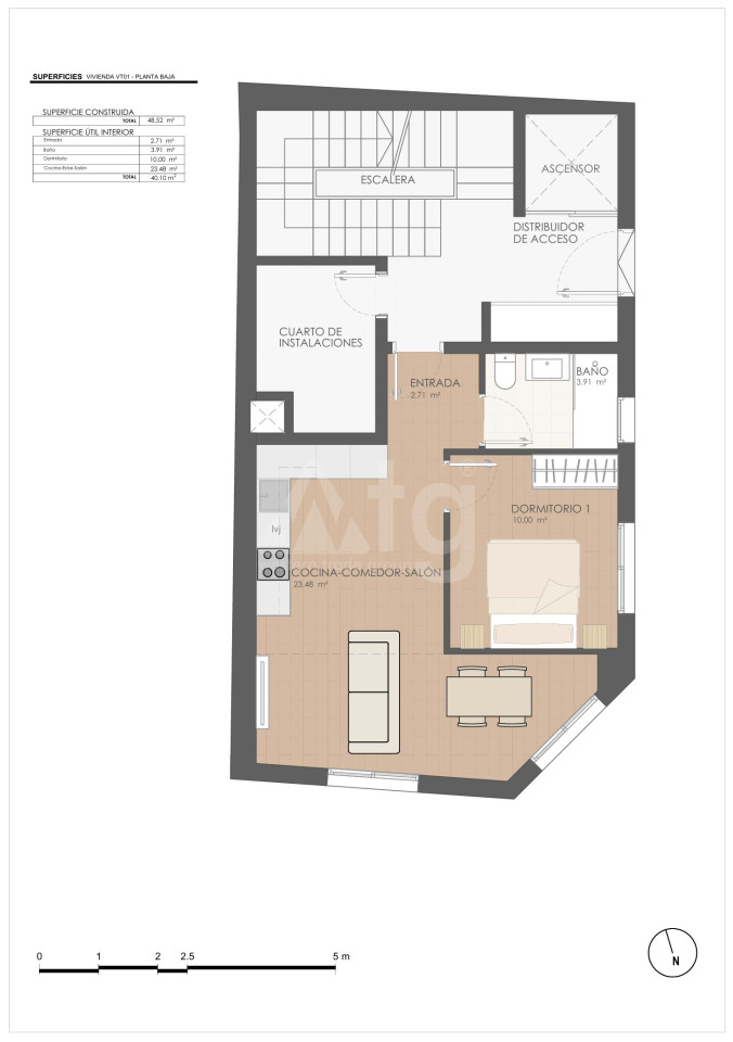 Appartement de 1 chambre à Santa Pola - GBI142760 - Photo 1